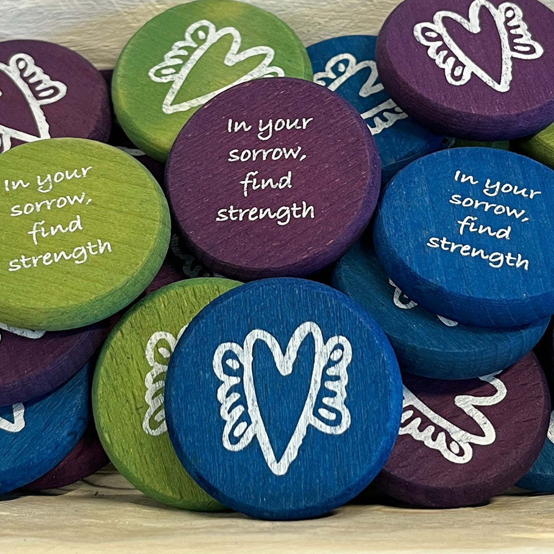 Grief & Support Wood Coin Tokens - Bulk Pricing