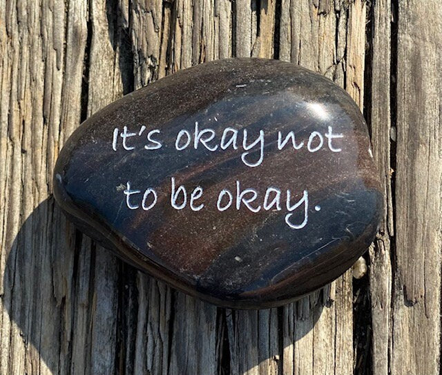 Engraved River Rocks - Support and Encouragement - BULK PRICING