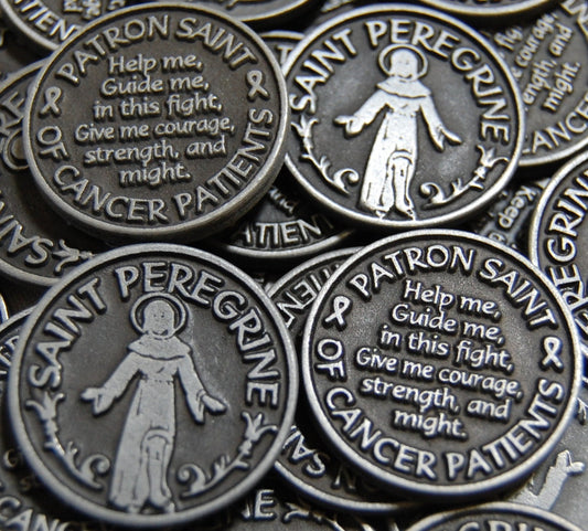 Saint Peregrine Patron of Cancer Patients Pocket Token