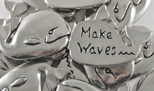 Whale Make Waves Inspiration Coin