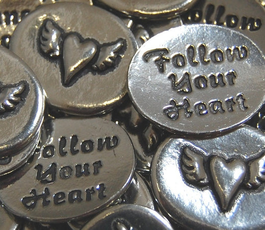 Heartwing Follow Your Heart Inspiration Coin