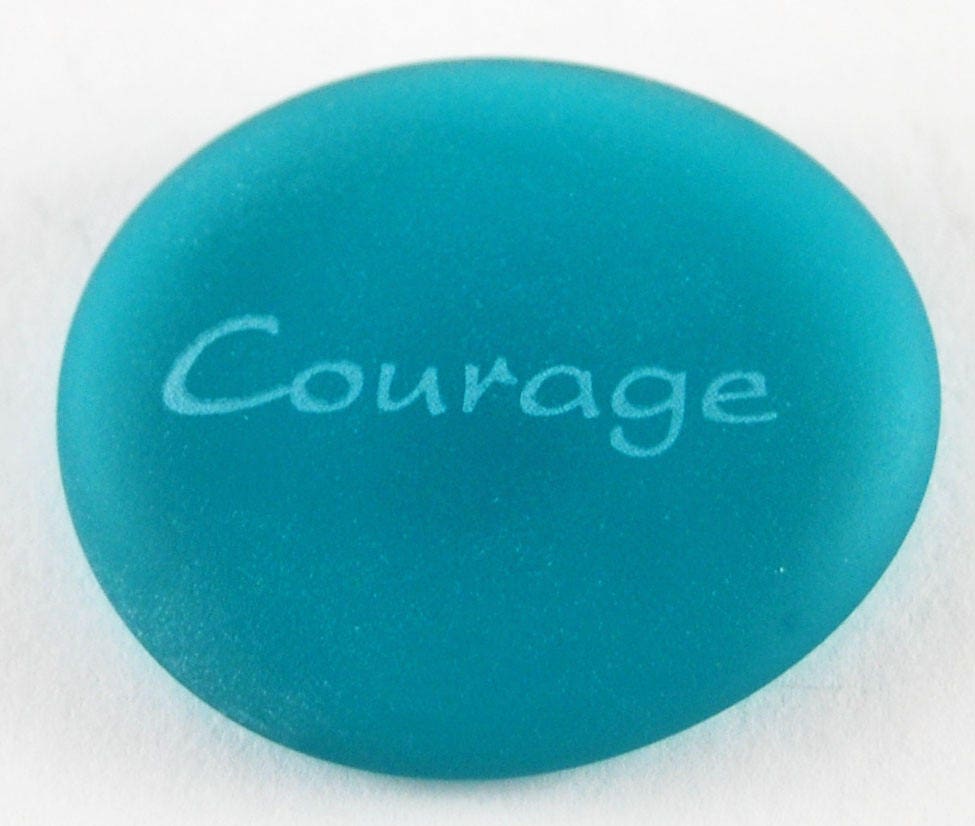 Sea Stones Imprinted Glass Word Stones - Replica Sea Glass