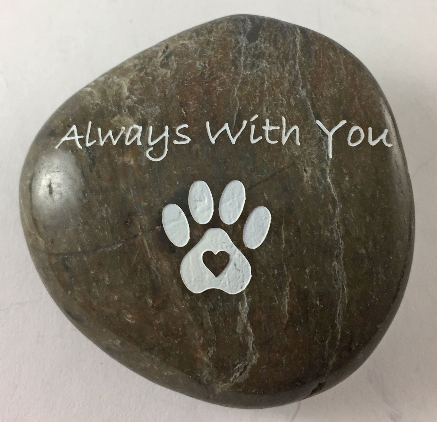 Engraved River Rocks - In Memoriam and Grief Stones