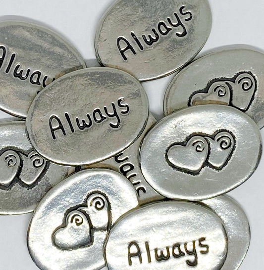Two Hearts Always Inspiration Coin