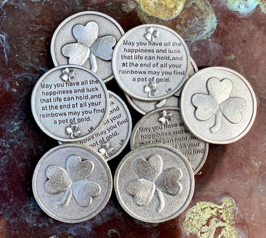 Shamrock Happiness and Luck Pocket Token