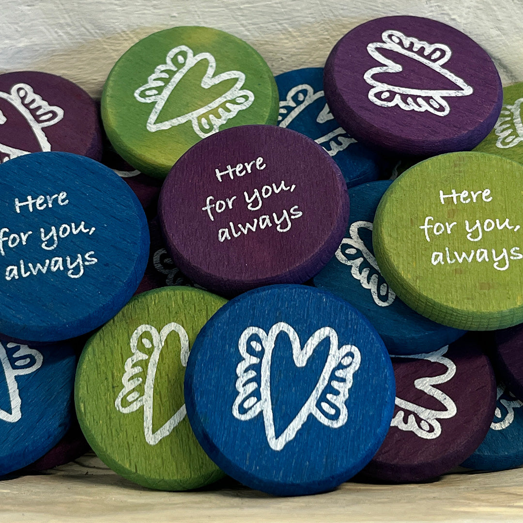 Grief & Support Wood Coin Tokens - Bulk Pricing