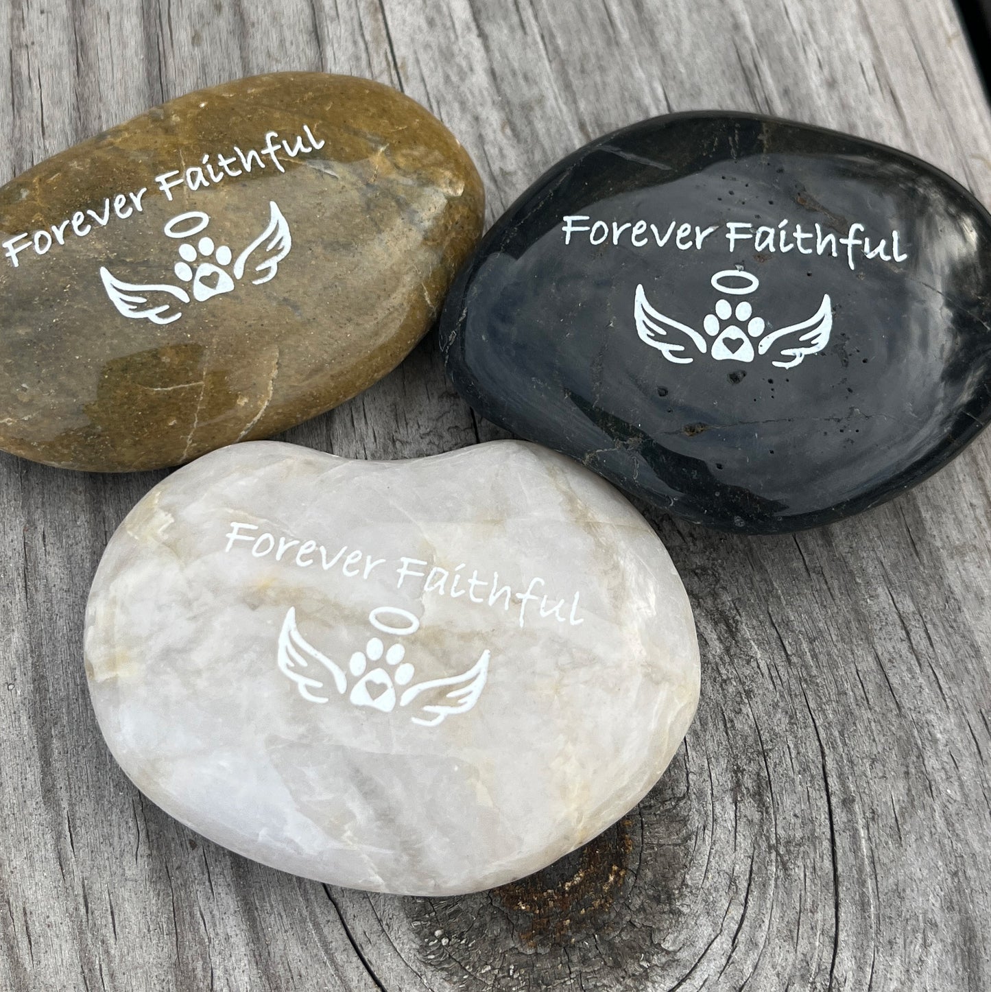 Engraved River Rocks - Pet Mementos - BULK PRICING