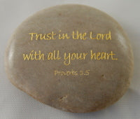 Engraved River Rocks - Scripture Verses - BULK PRICING