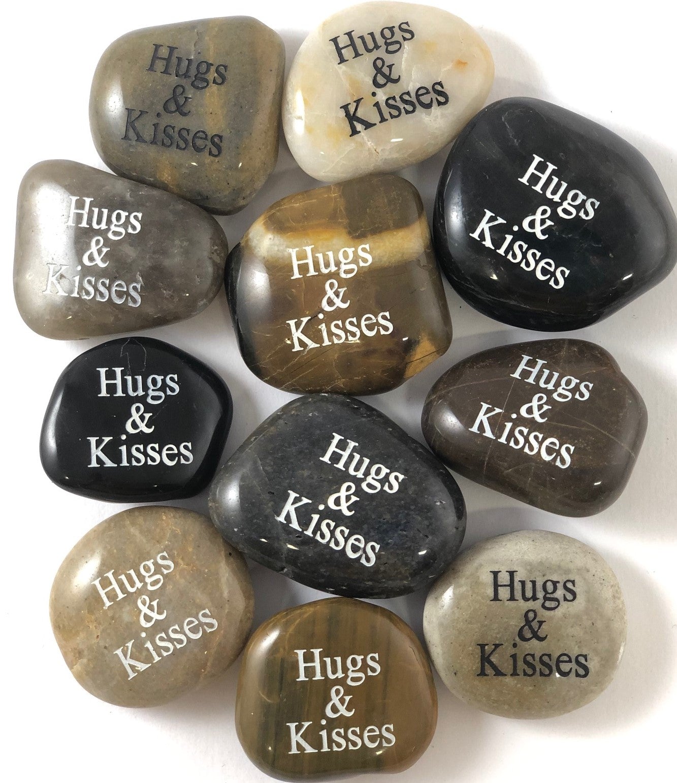 Engraved River Rocks - Single Word - BULK PRICING