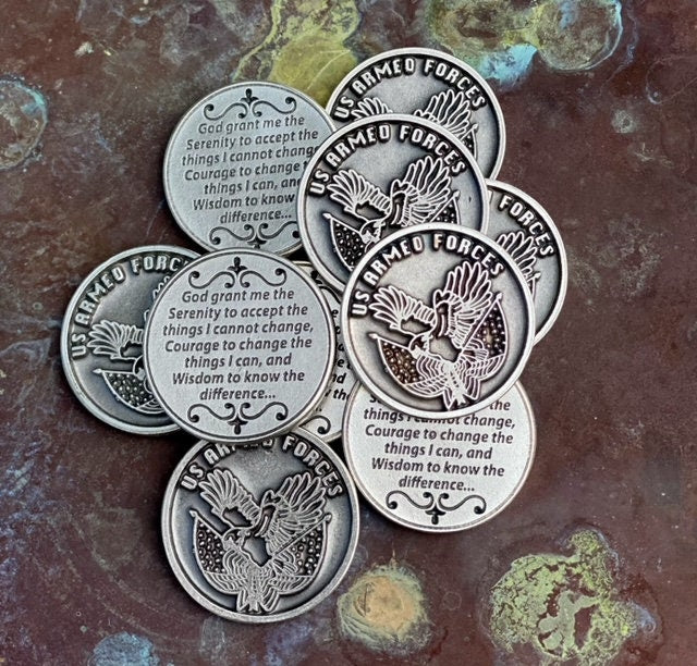 Armed Forces Serenity Prayer Pocket Token